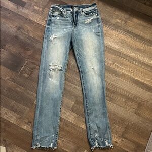 Judy Blue- Distressed Blue Jeans